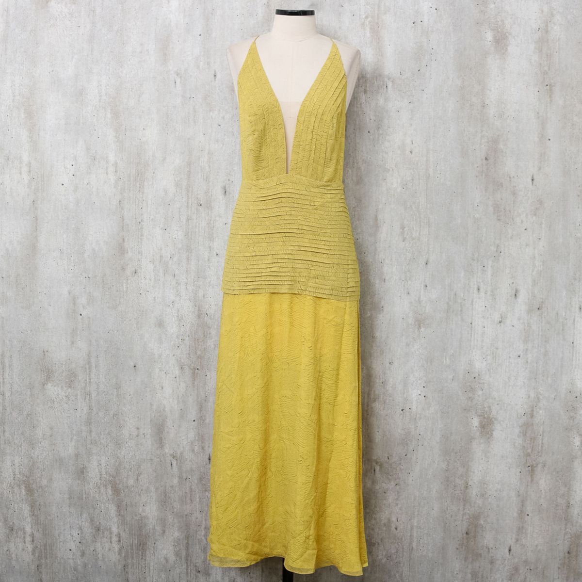 vestido amarelo animale