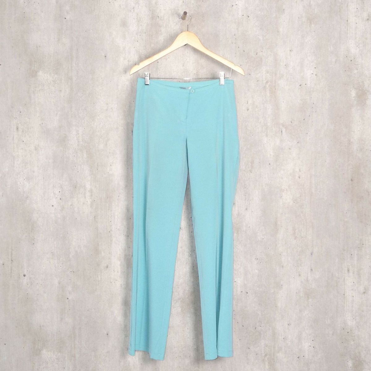 calça social azul claro feminina