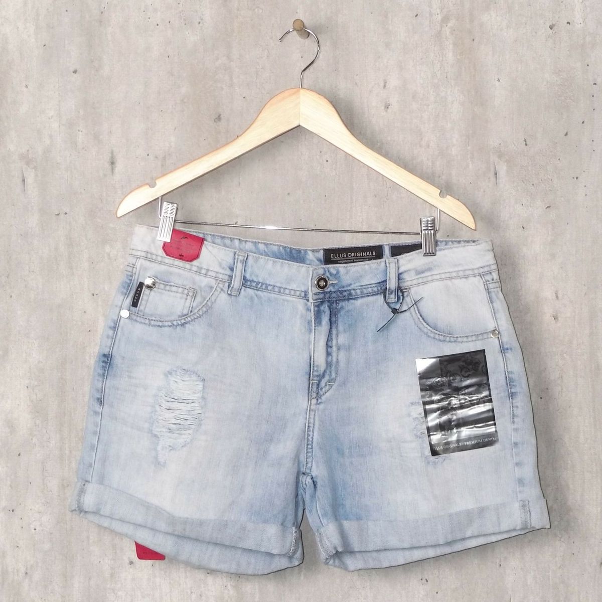 short jeans ellus feminino