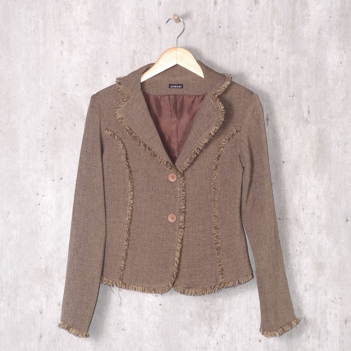 jaqueta de linho feminina