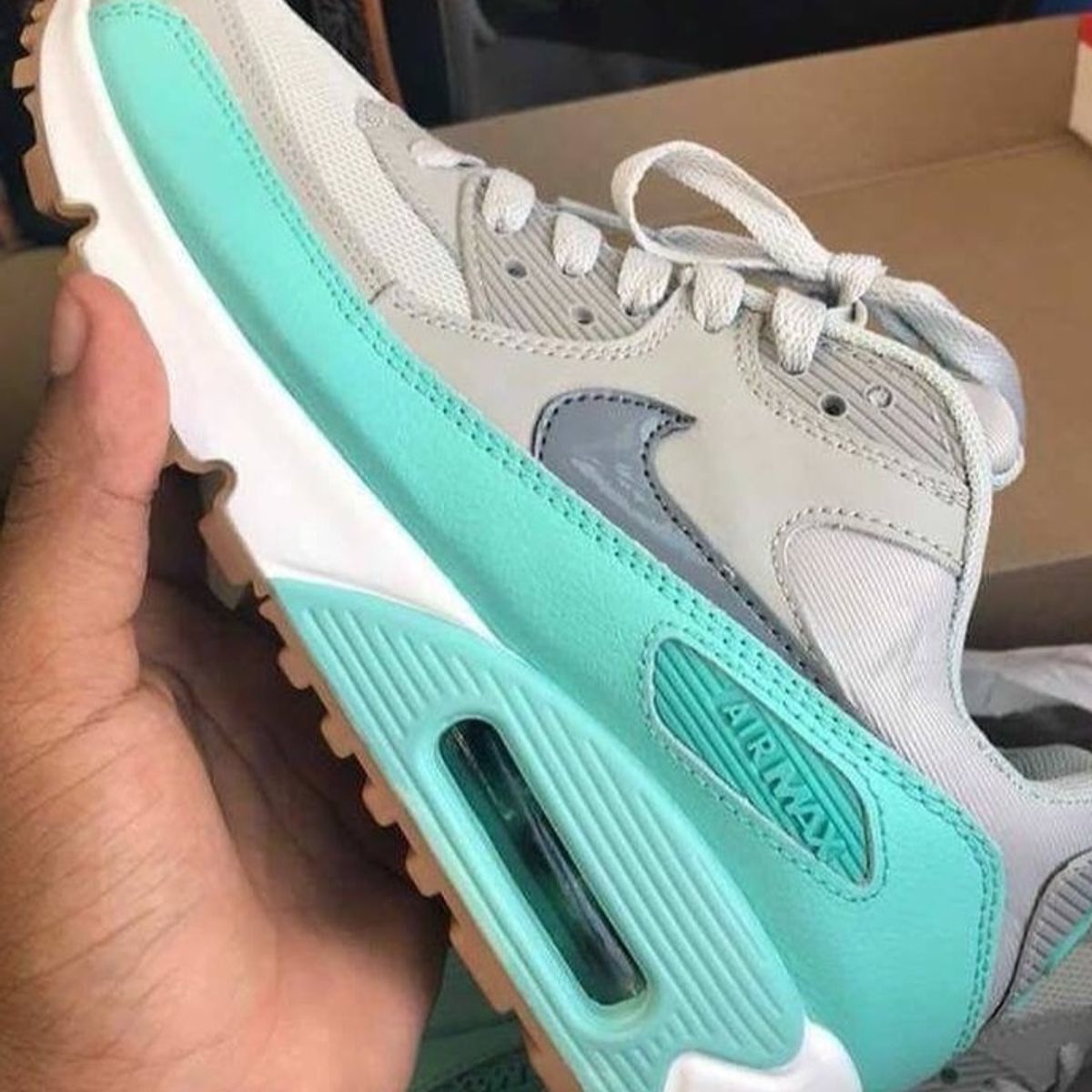 Tênis Nike Air Max 90 Cinza e Verde Água | Tênis Feminino Nike Nunca Usado 44884462 | enjoei Tênis Nike Air Max 90 Cinza e Verde Água | Tênis Feminino Nike Nunca Usado 44884462 | enjoei