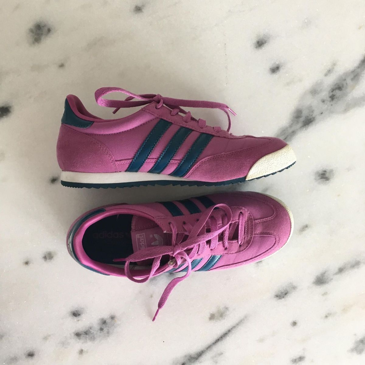 tenis adidas dragon azul