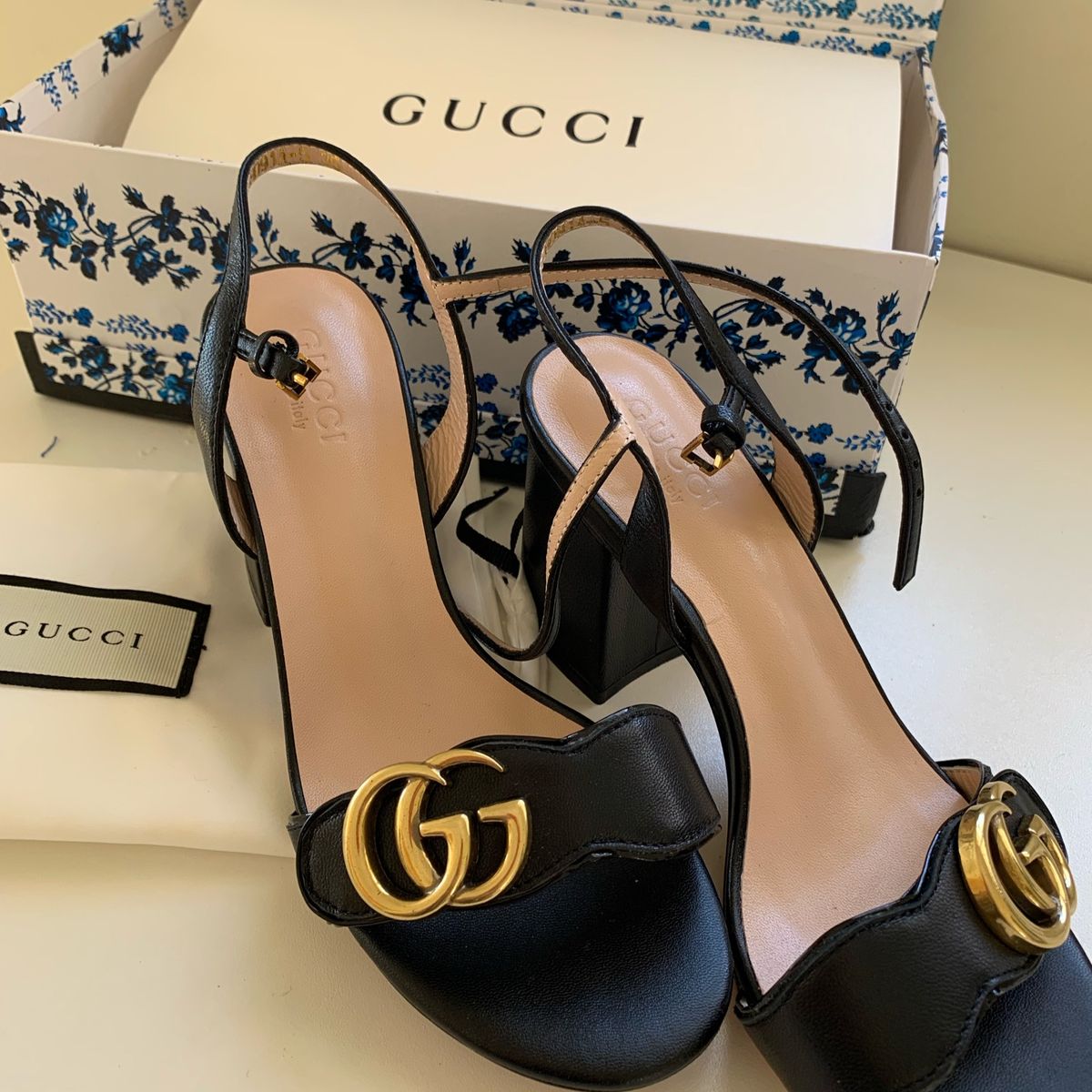 sandalia gucci angel inspired