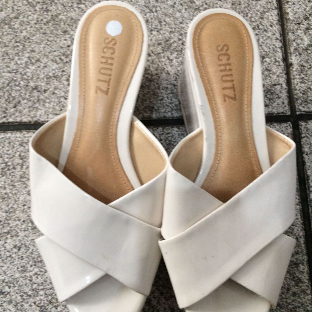 tamanco plataforma schutz