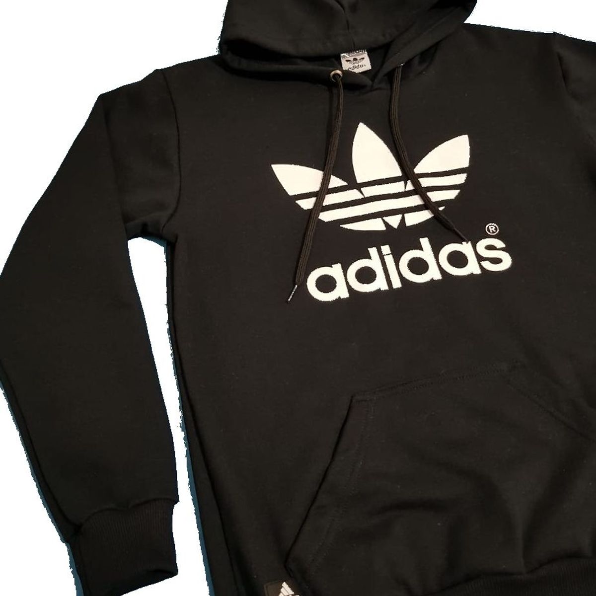 blusao moletinho adidas