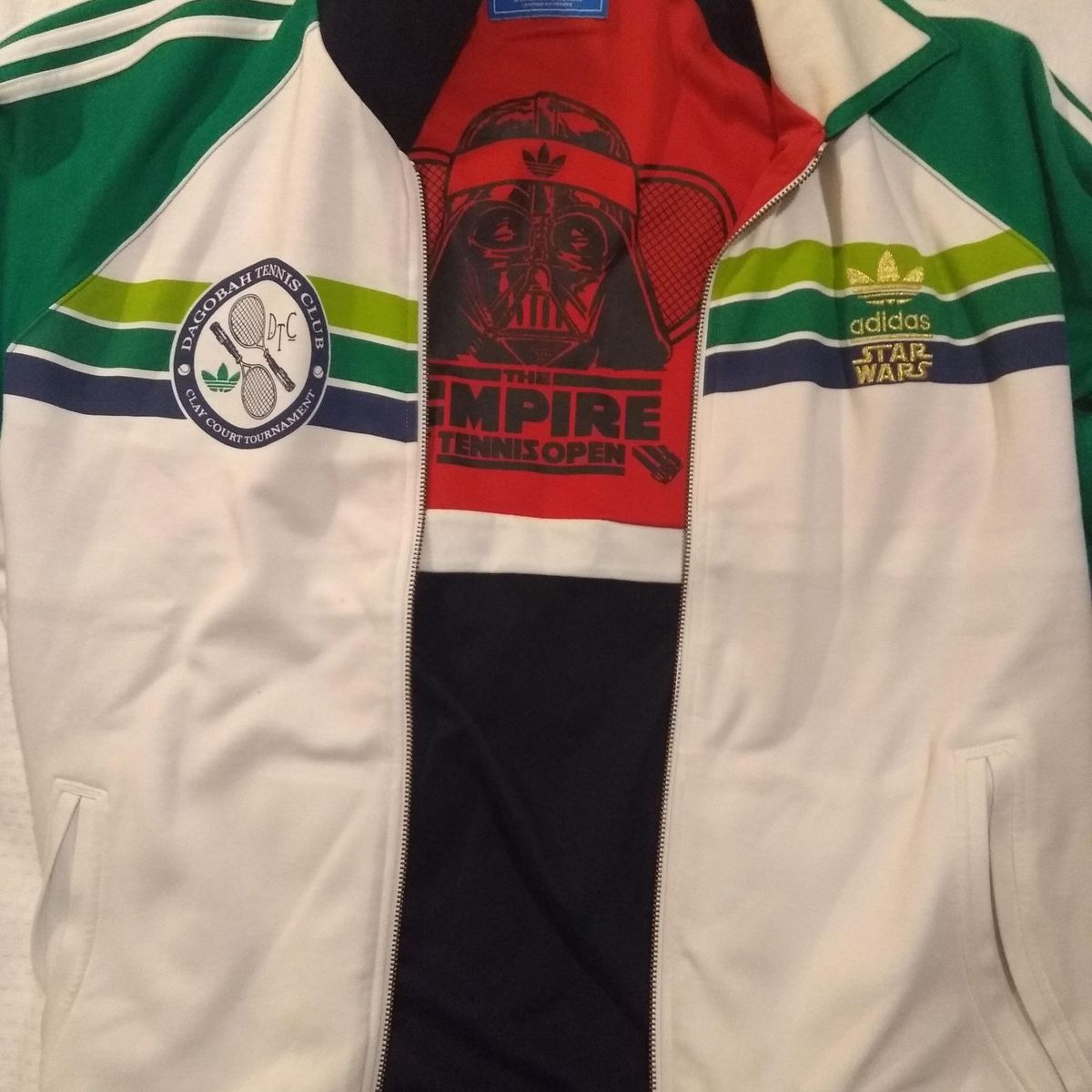 jaqueta adidas dupla face