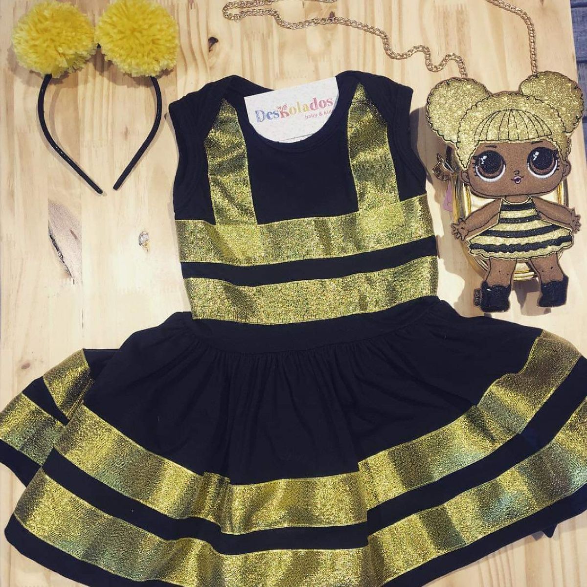 vestido da lol da queen bee