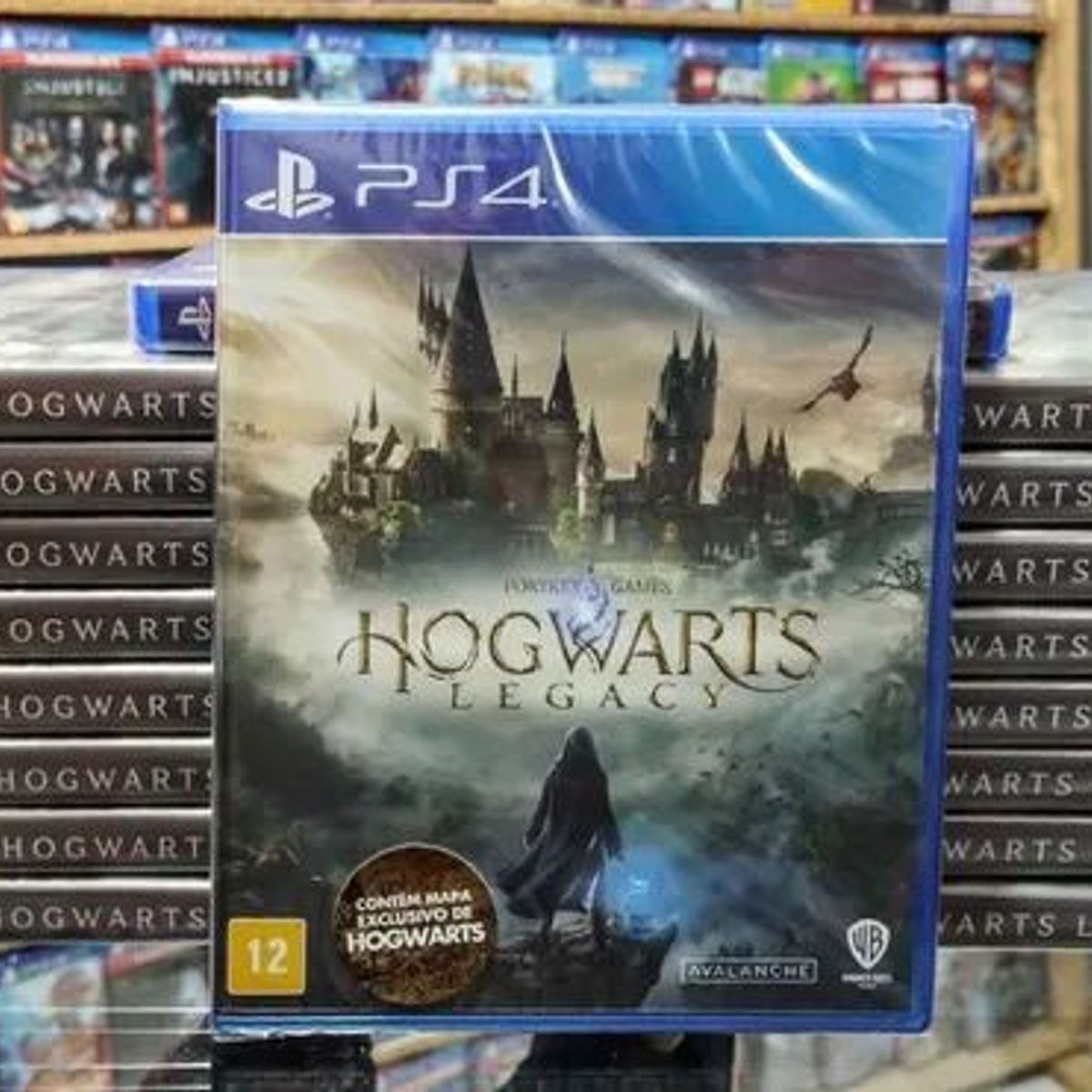 Hogwarts Legacy Ps4 com Mapa, Jogo de Videogame Sony Nunca Usado 90853898