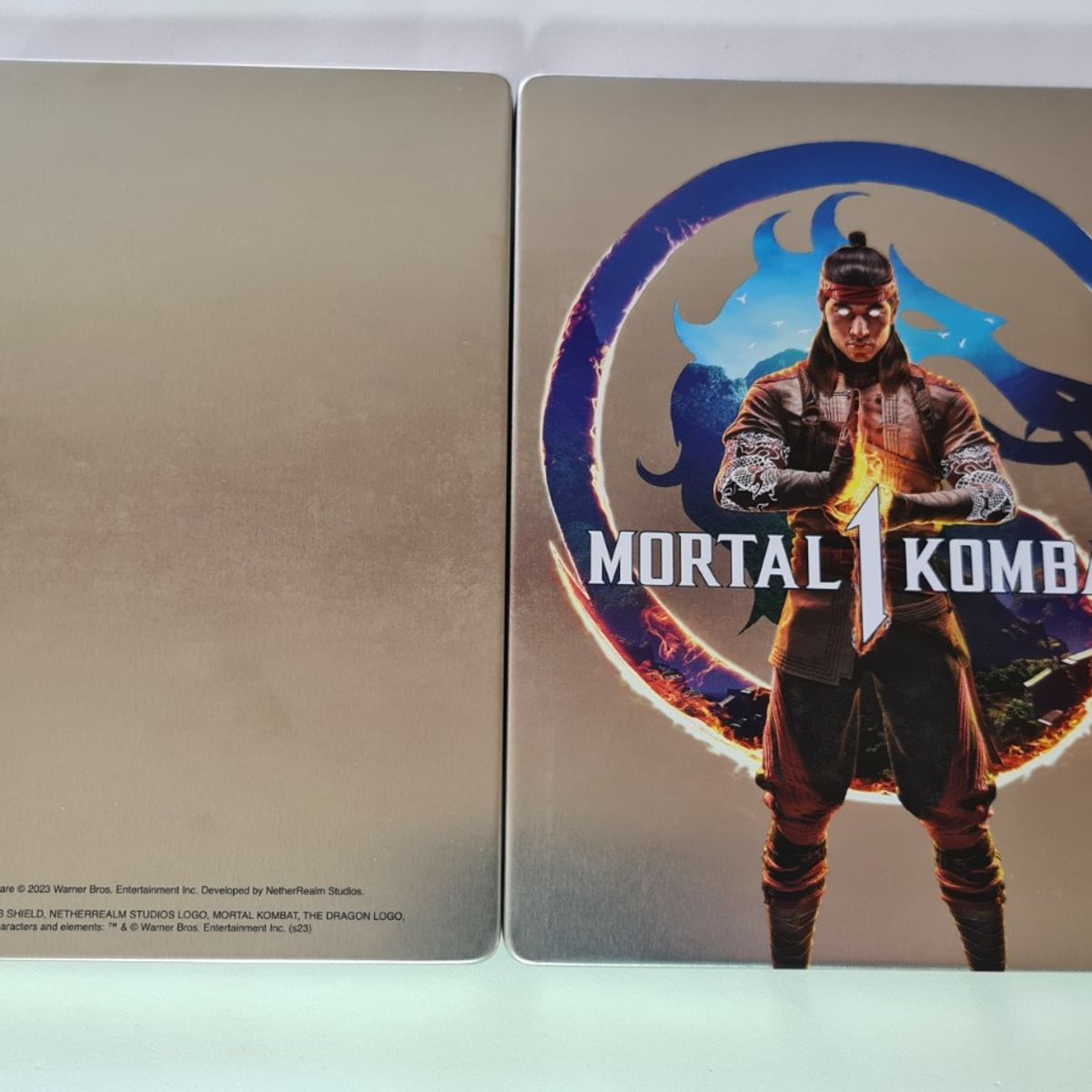 Jogo Mortal Kombat 1 Steel Case Edition Playstation 5 Mídia Física