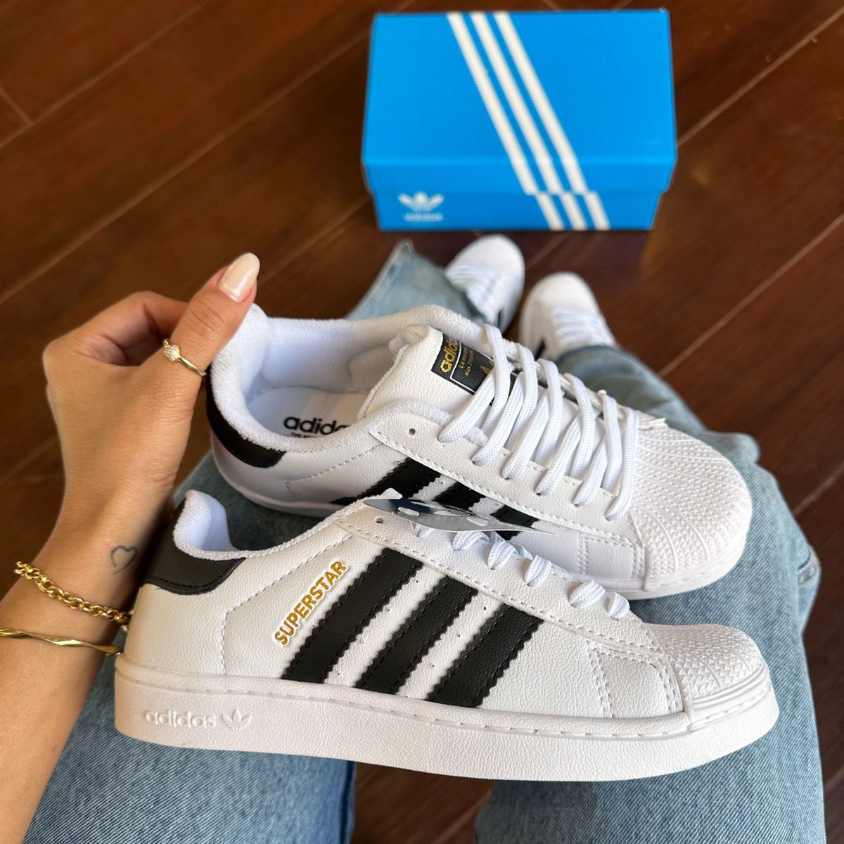 Tênis Adidas Superstar, Tênis Feminino Adidas Usado 90255357