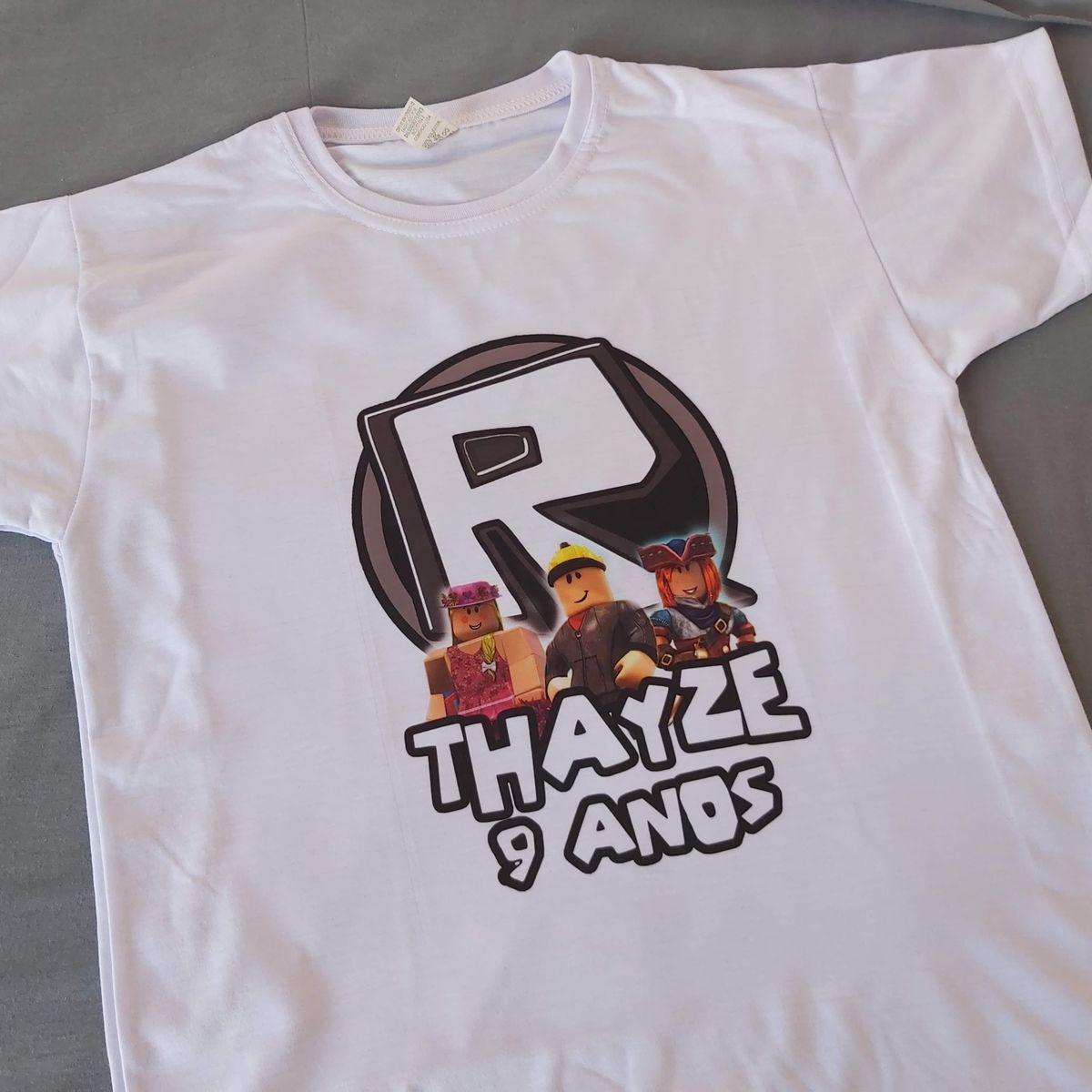 1 Camiseta Roblox Personalizada Tom Preto Ou Vermelho Com Seu Nome Camisa Feminina Nunca Usado 47208808 Enjoei - jogo de roblox vestido vermelho