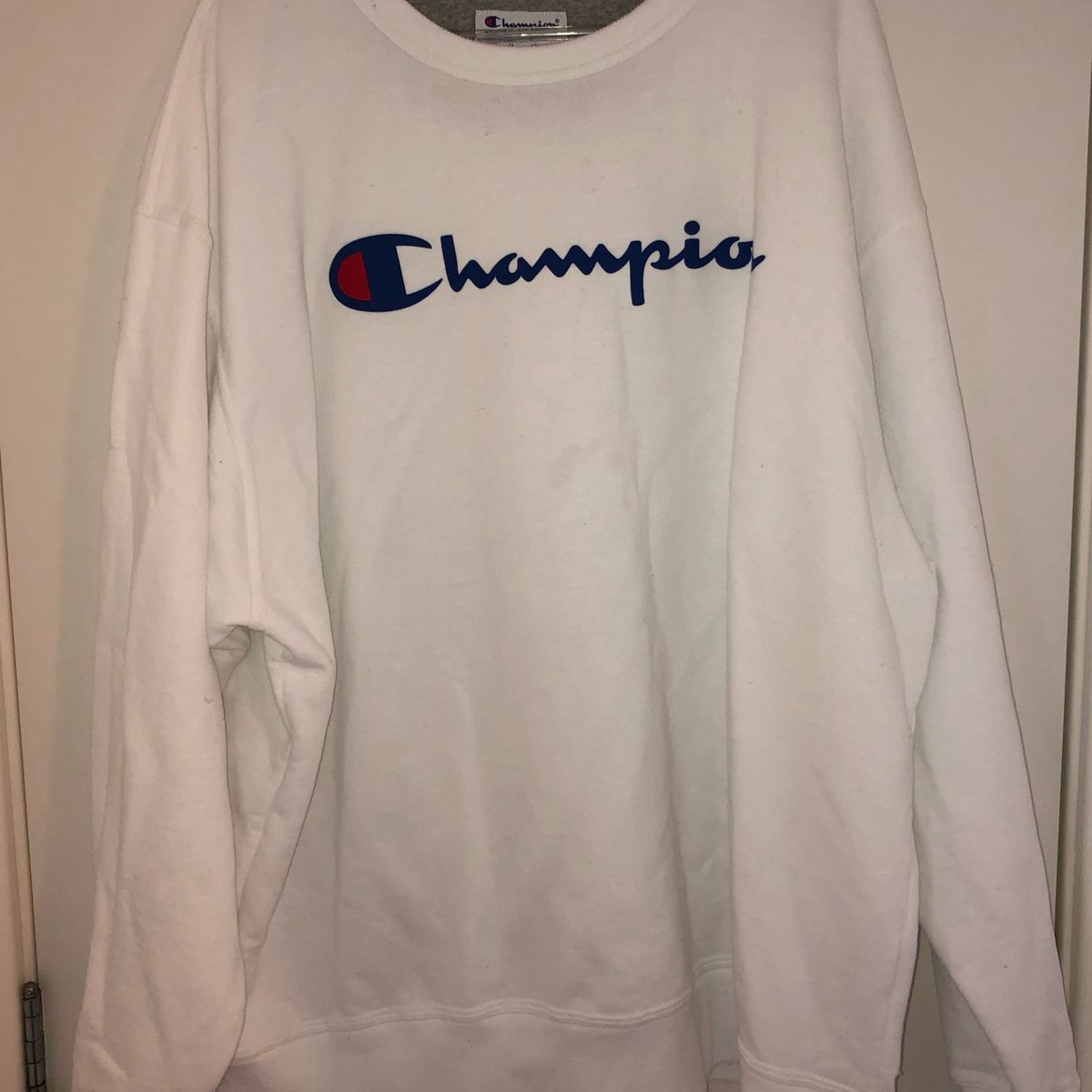 champion moletom branco