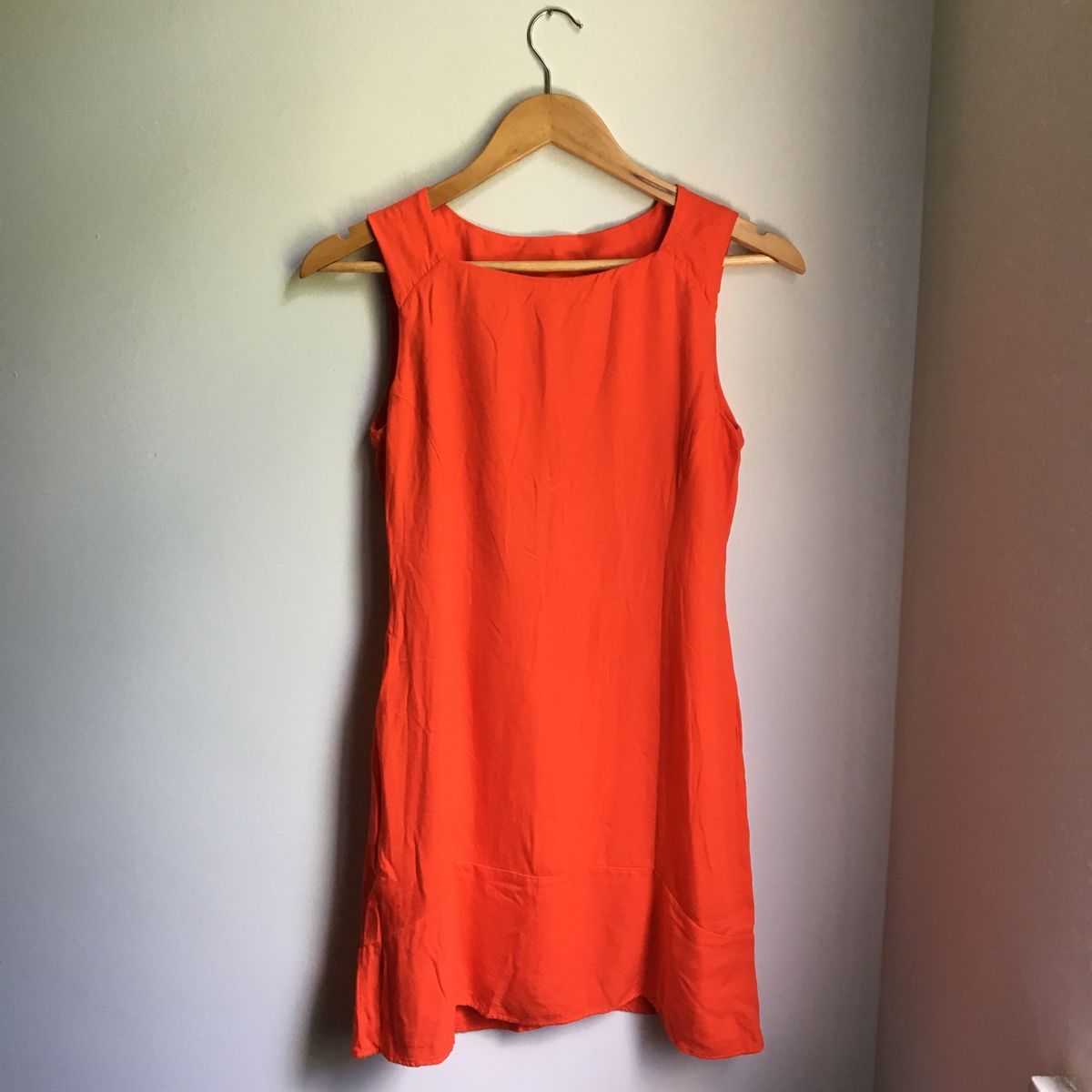 vestido laranja renner