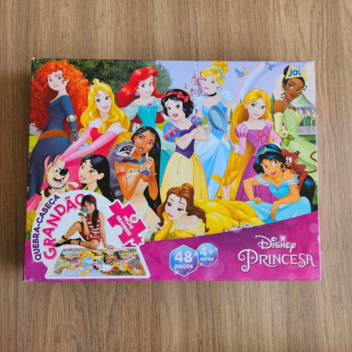Quebra-cabeça Grandão Princesas Disney 48 Peças- Toyster - Lojas
