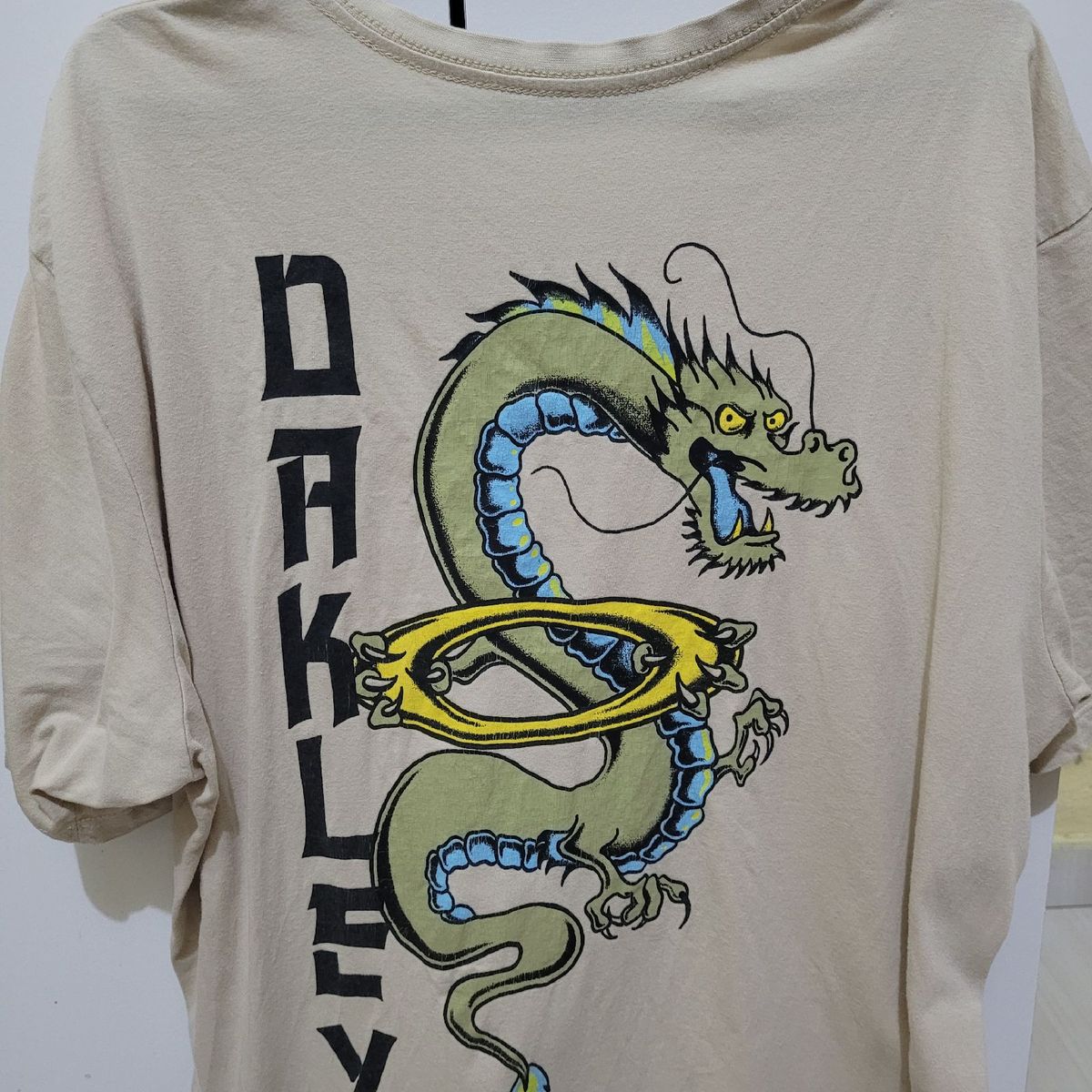 Camiseta Original Oakley Dragon Tattoo Cream | Camiseta Masculina Oakley  Usado 69000184 | enjoei