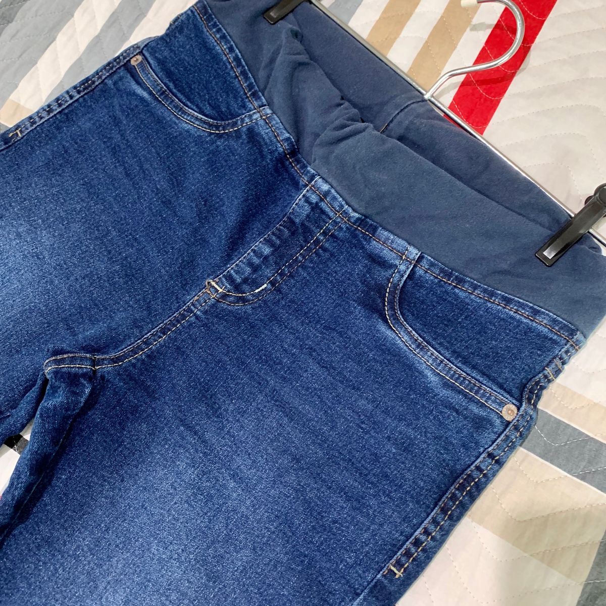 Calça jeans store para gestante riachuelo