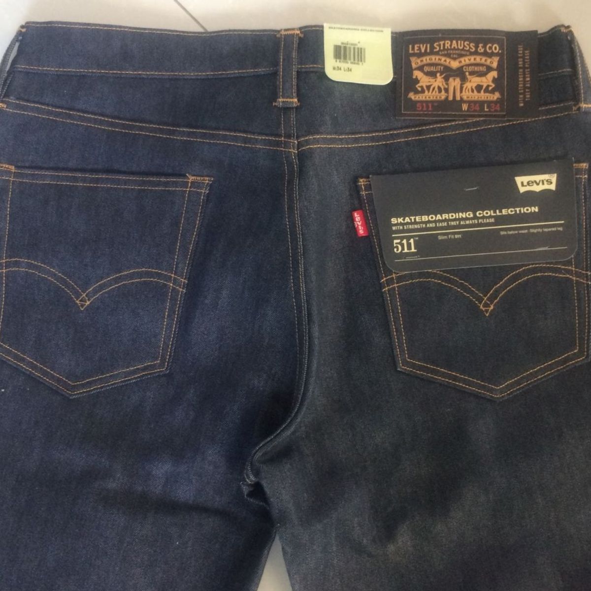 calça jeans masculina levis slim fit 511 skateboarding