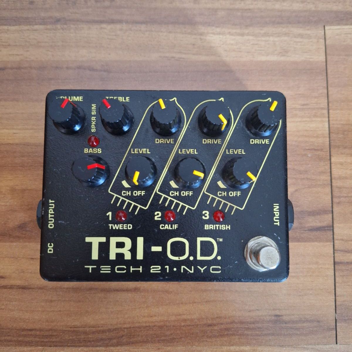 TECH21 TRI-O.D. TRI-OD ディストーション　オーバードライブ TECH21 TRI-O.D. ディストーション　オーバードライブ TRI-OD