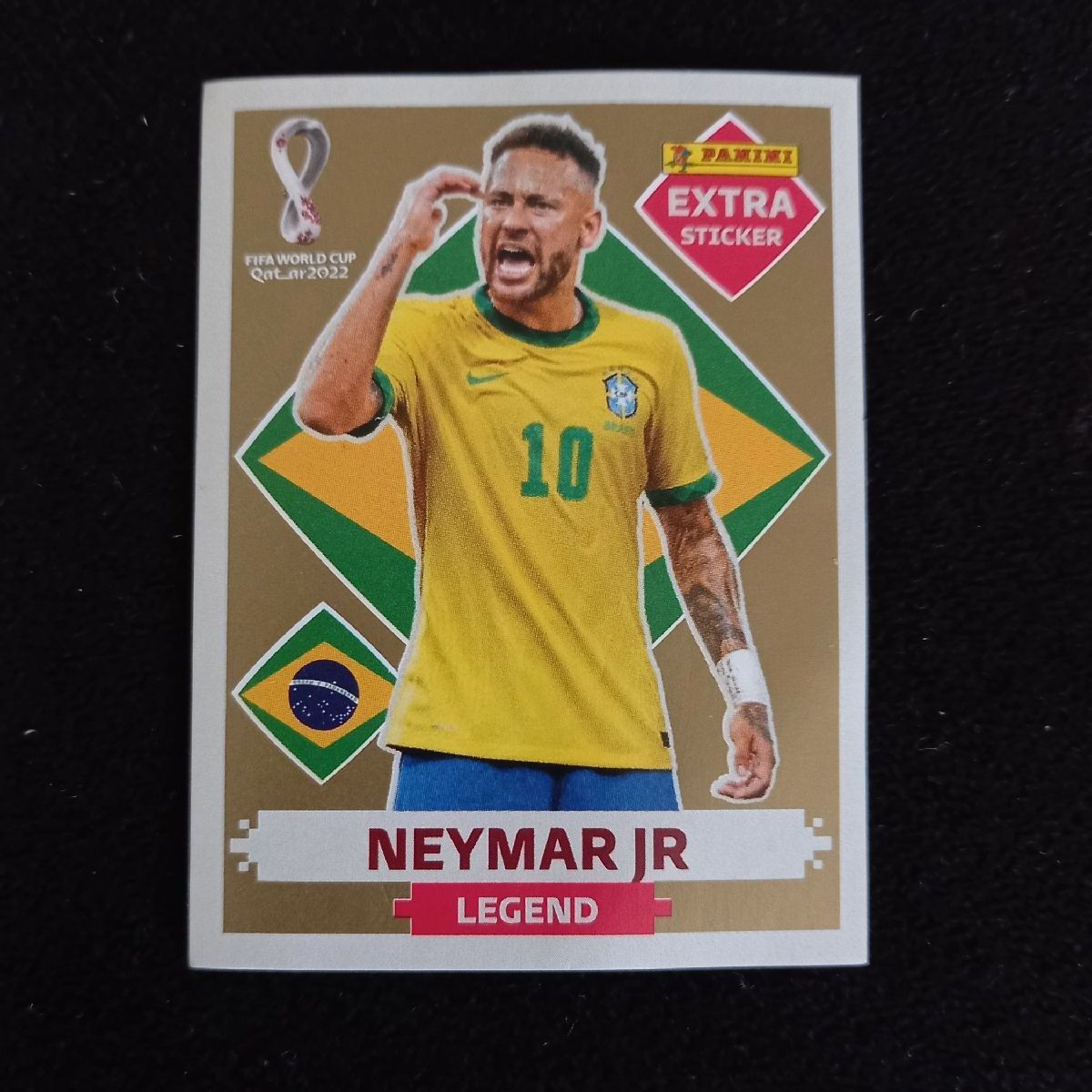 Figurinha Neymar Legend Ouro | Produto Masculino Panini Nunca Usado  75886528 | enjoei