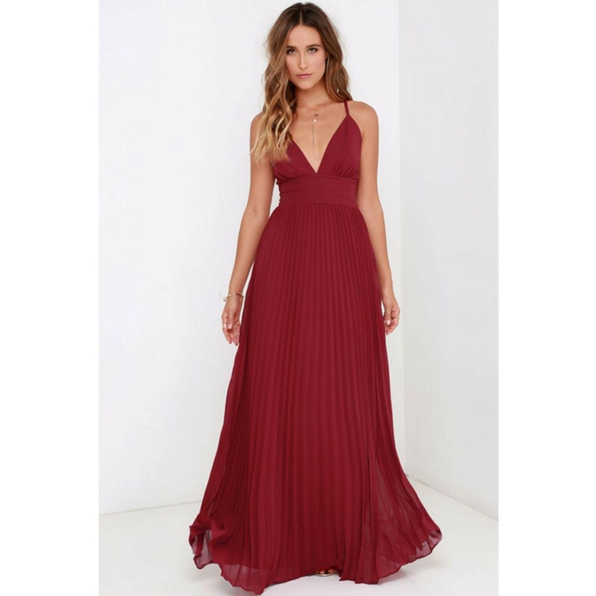 vestido vermelho escuro para madrinha