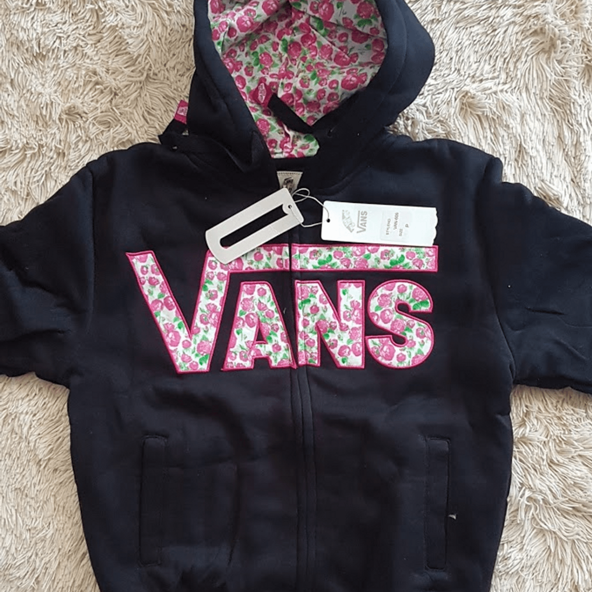 casaco da vans preto