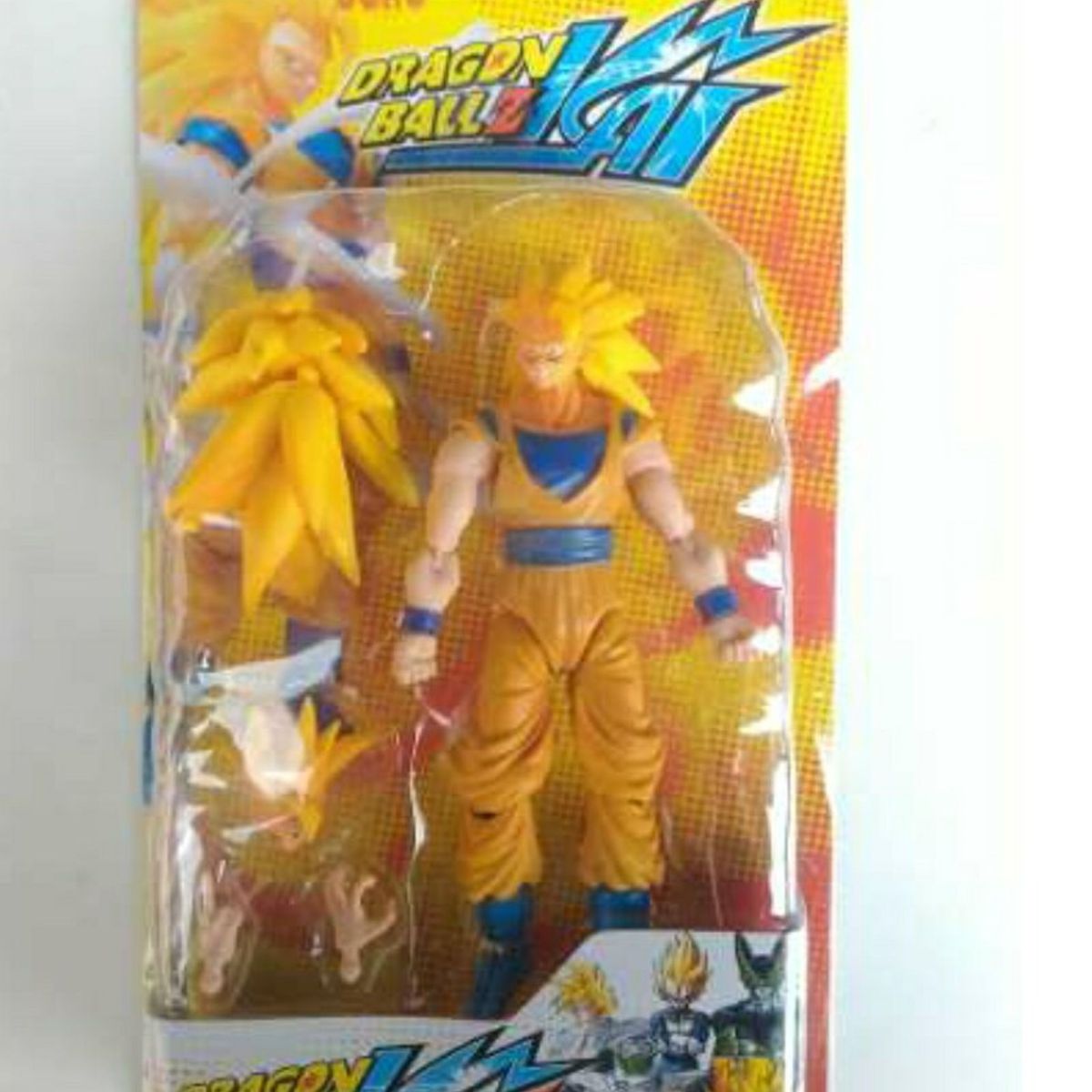 Boneco Goku Super Saiyan 3 Dragão Ball Z S/ Caixa