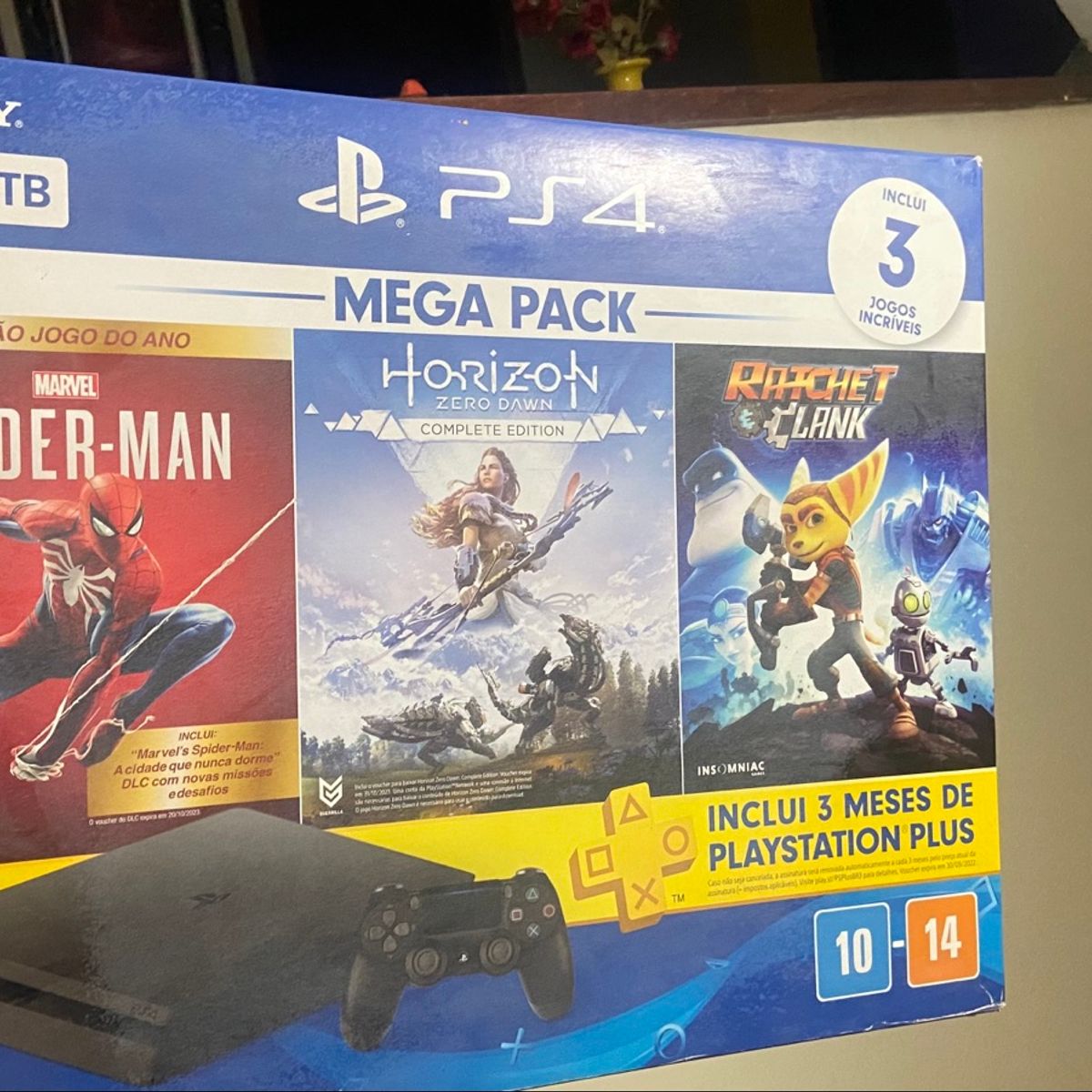 Ps4 Slim 500gb Usado + 2 Jogos Físicos Garantia E Nf