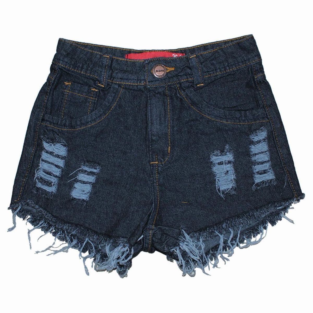 short feminino rasgado