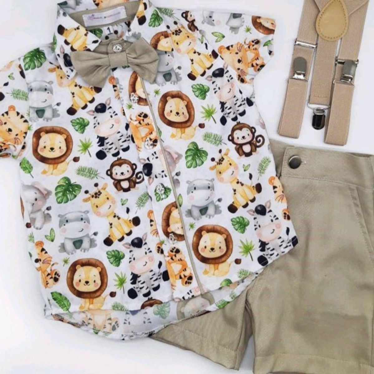 Roupa safari best sale mae e filho