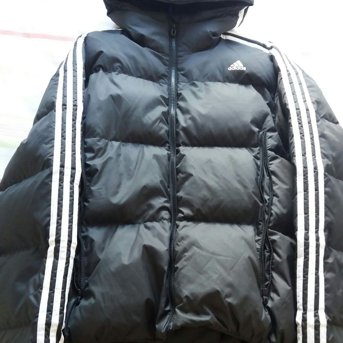 jaqueta adidas pluma de ganso