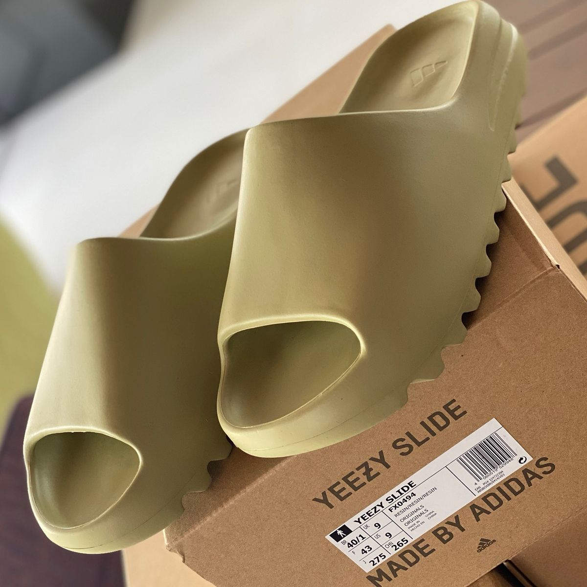 sandalias yeezy slide