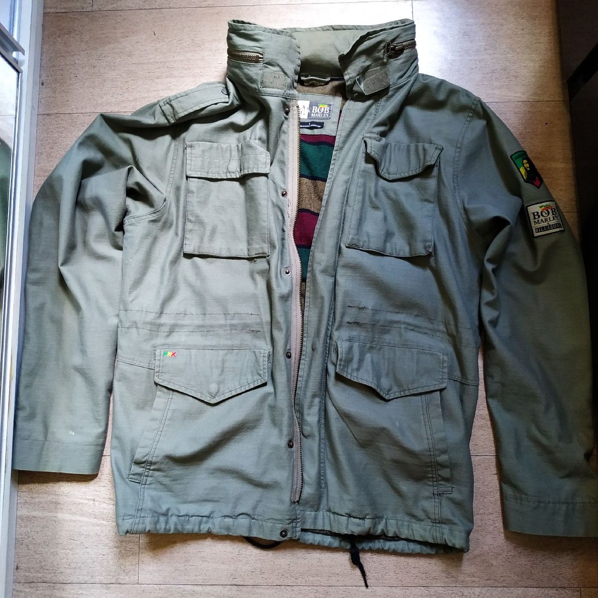 Jaqueta Militar Billabong X Bob Marley | Casaco Masculino 