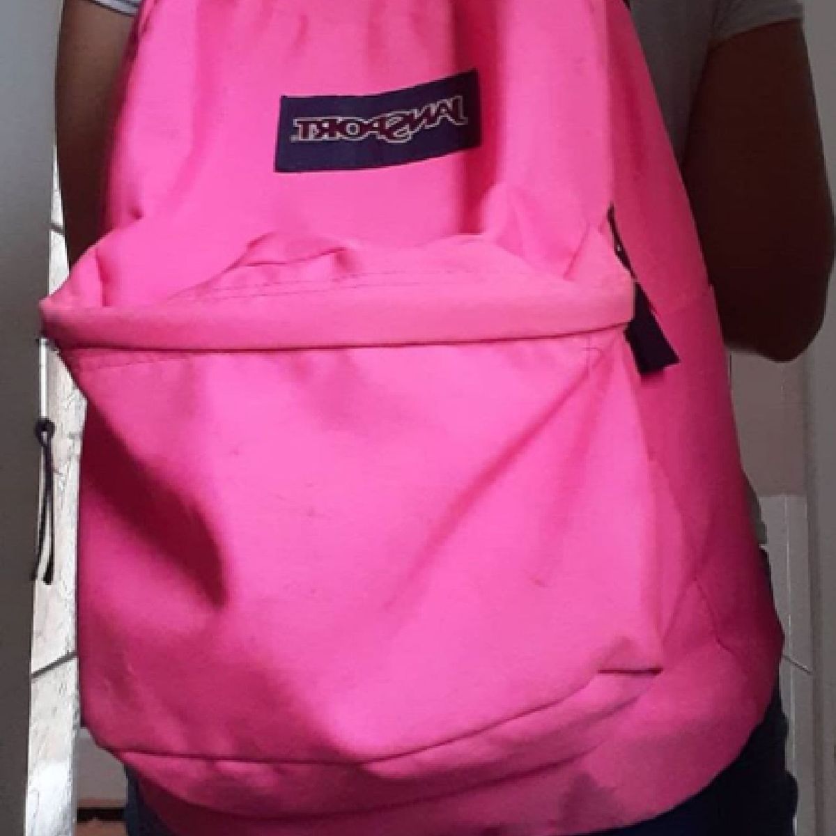 Mochila Rosa Neon Mochila Feminina Jansport Usado 39495555 enjoei