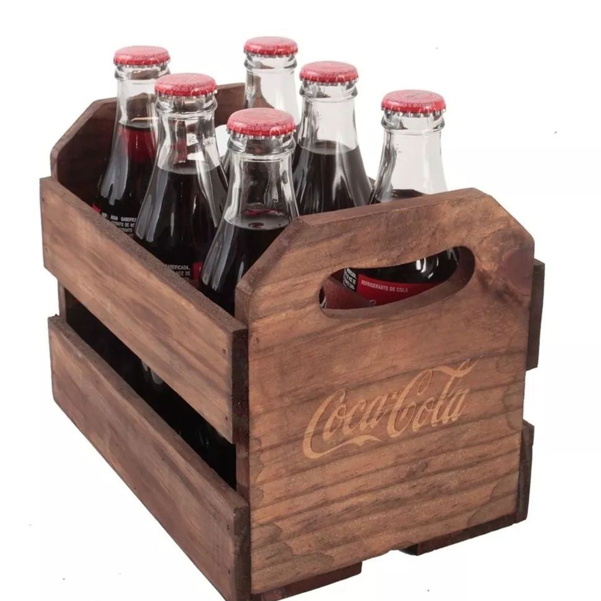 Coca-Cola ヴィンテージ木製ボトルキャリア 6個セット ヴィンテージ木製ボトルキャリア Coca-Cola 6個セット