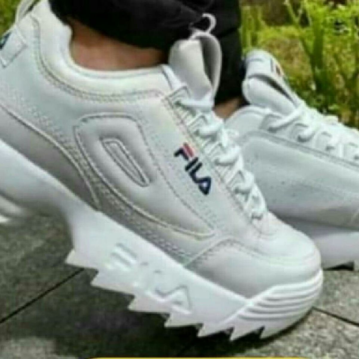 tenis fila branco unissex