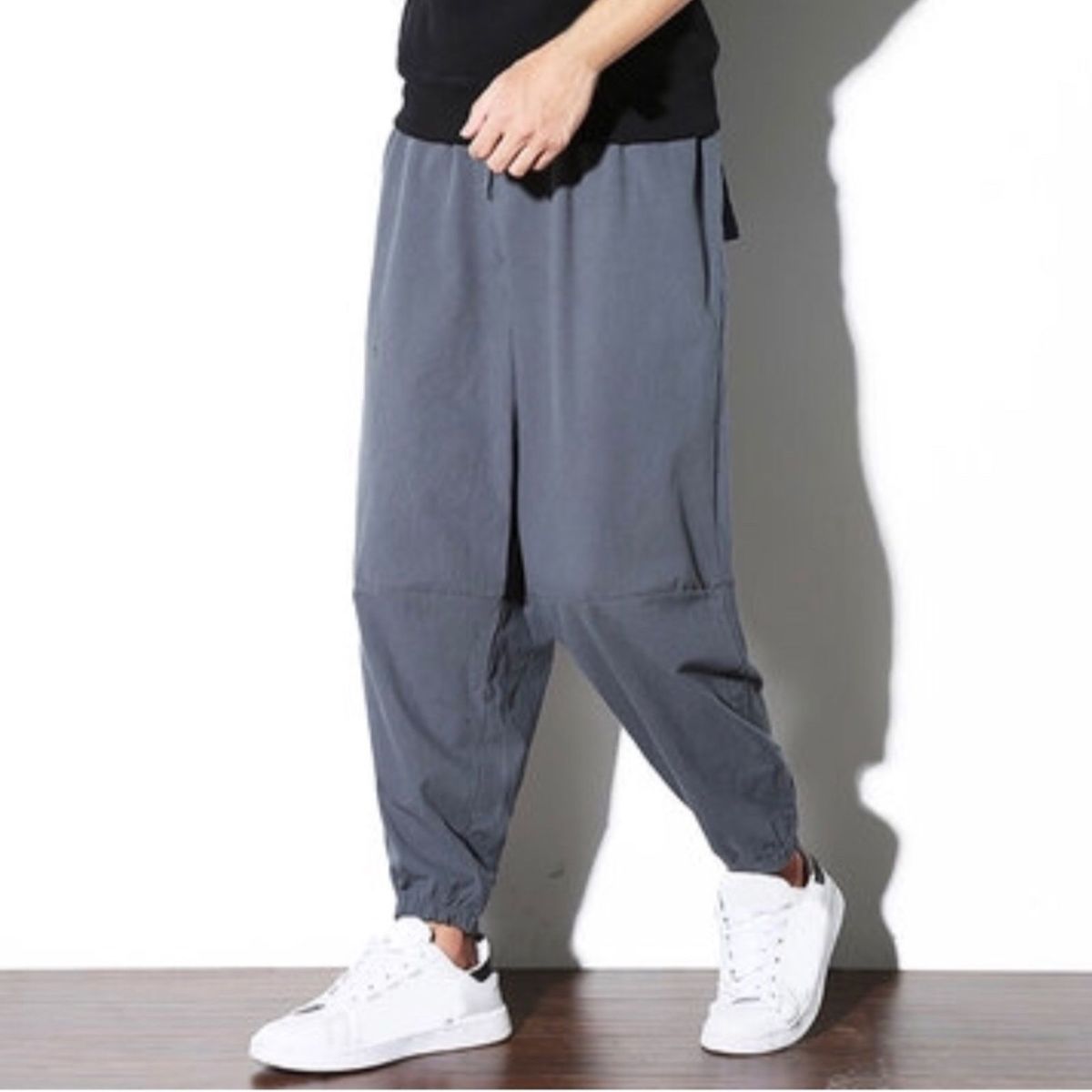 calças harem masculinas