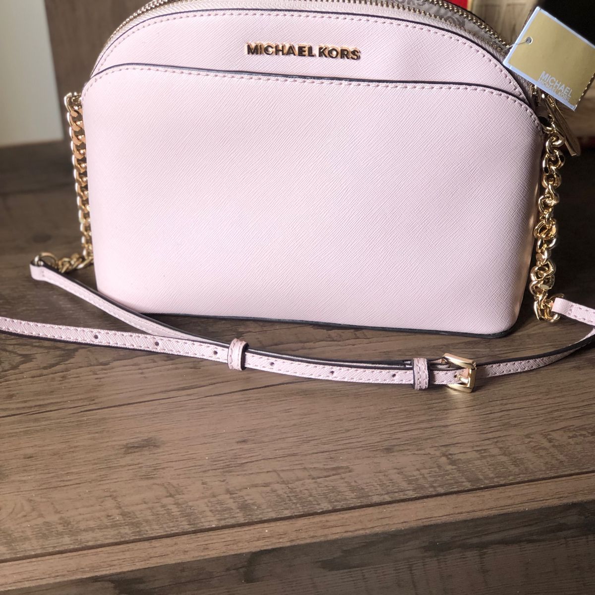 bolsa michael kors rosa bebe