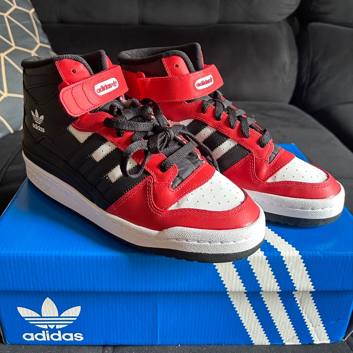 T nis Adidas Forum Mid T nis Feminino Adidas Nunca Usado