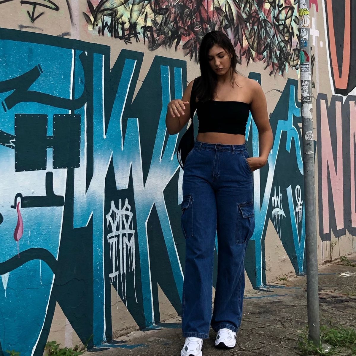 calça jeans cintura alta c&a