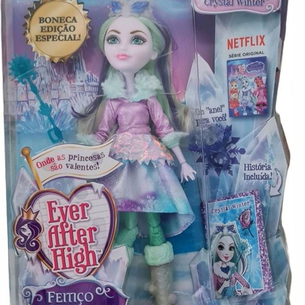 Boneca Ever After High Feitico Inverno Cristal - Mattel - A sua Loja de  Brinquedos, 10% Off no Boleto ou PIX