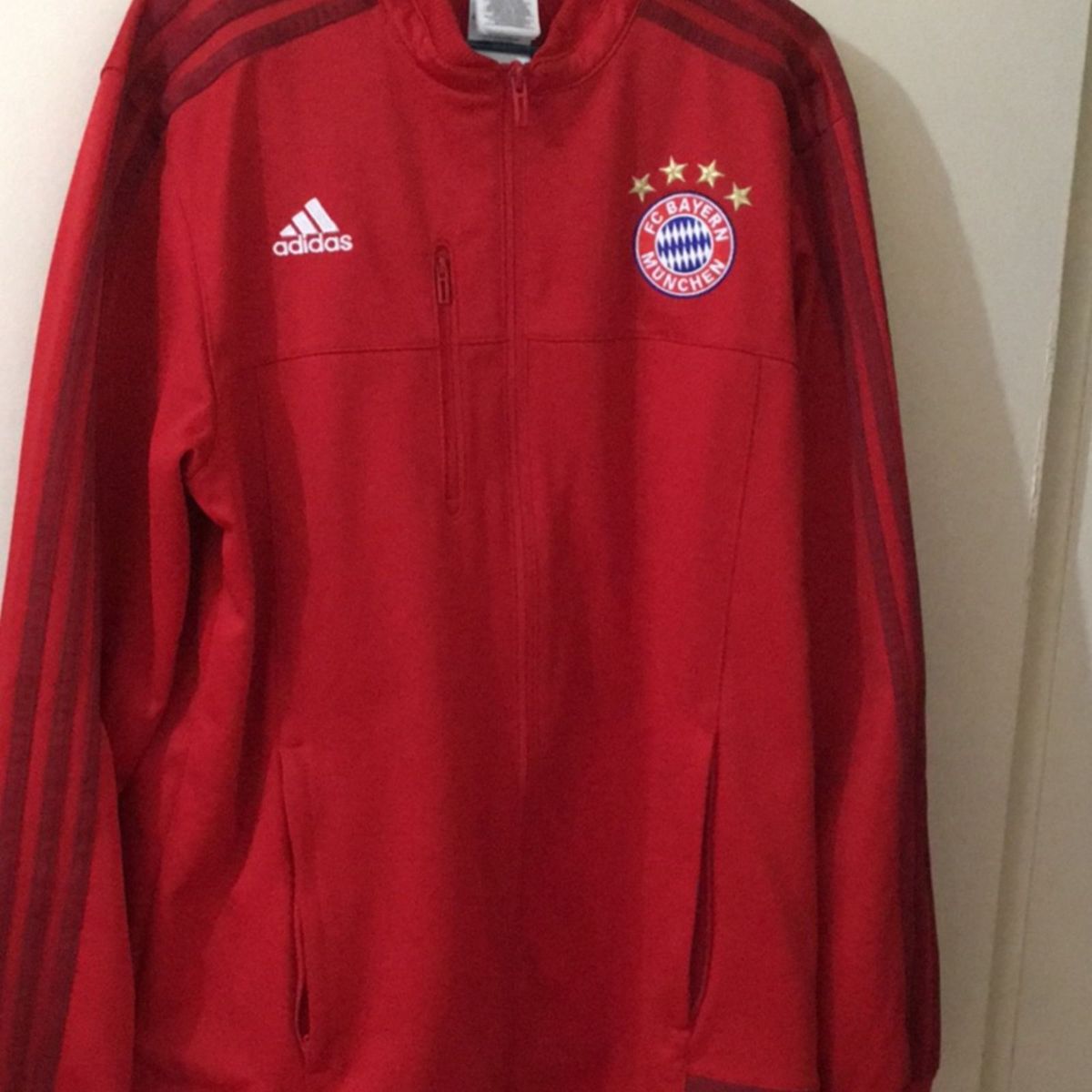 Jaqueta Adidas Hino Bayern de Munique 2015 Casaco Masculino Adidas Usado 24919171 | enjoei