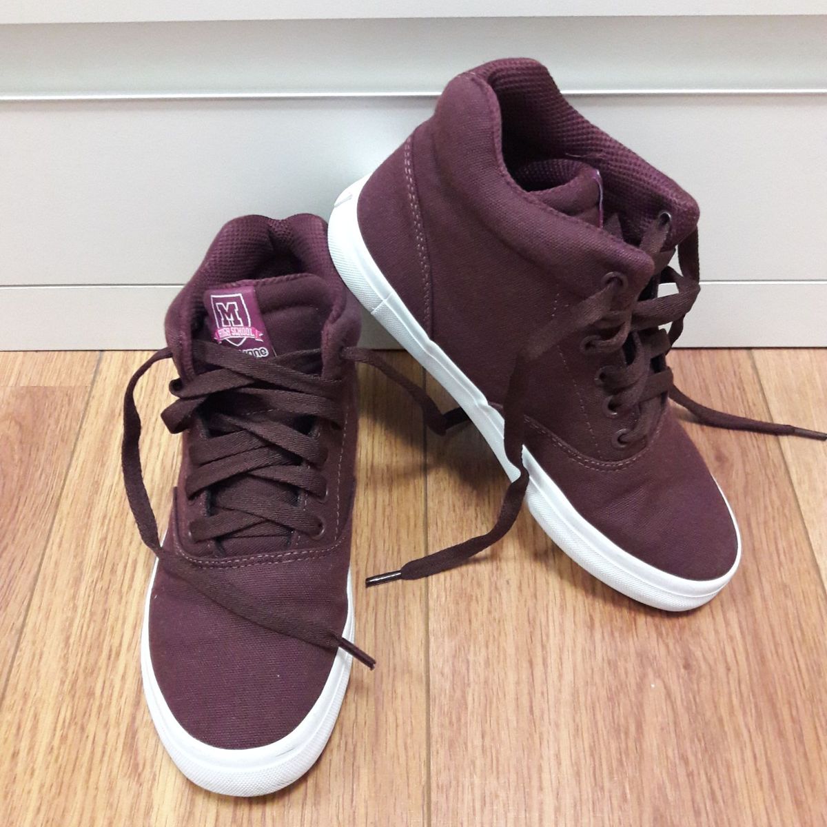 tenis mary jane cano alto preto