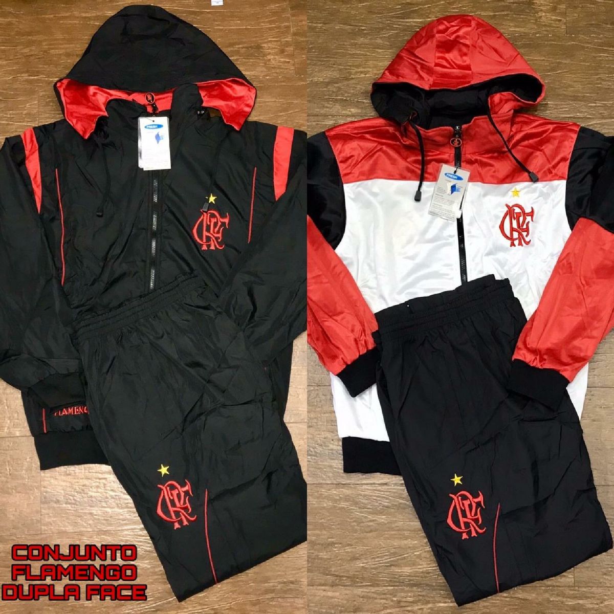 casaco impermeável flamengo