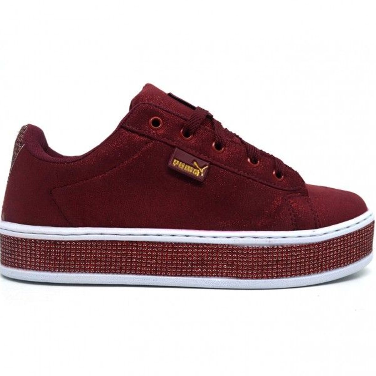 tenis puma feminino rihanna vinho