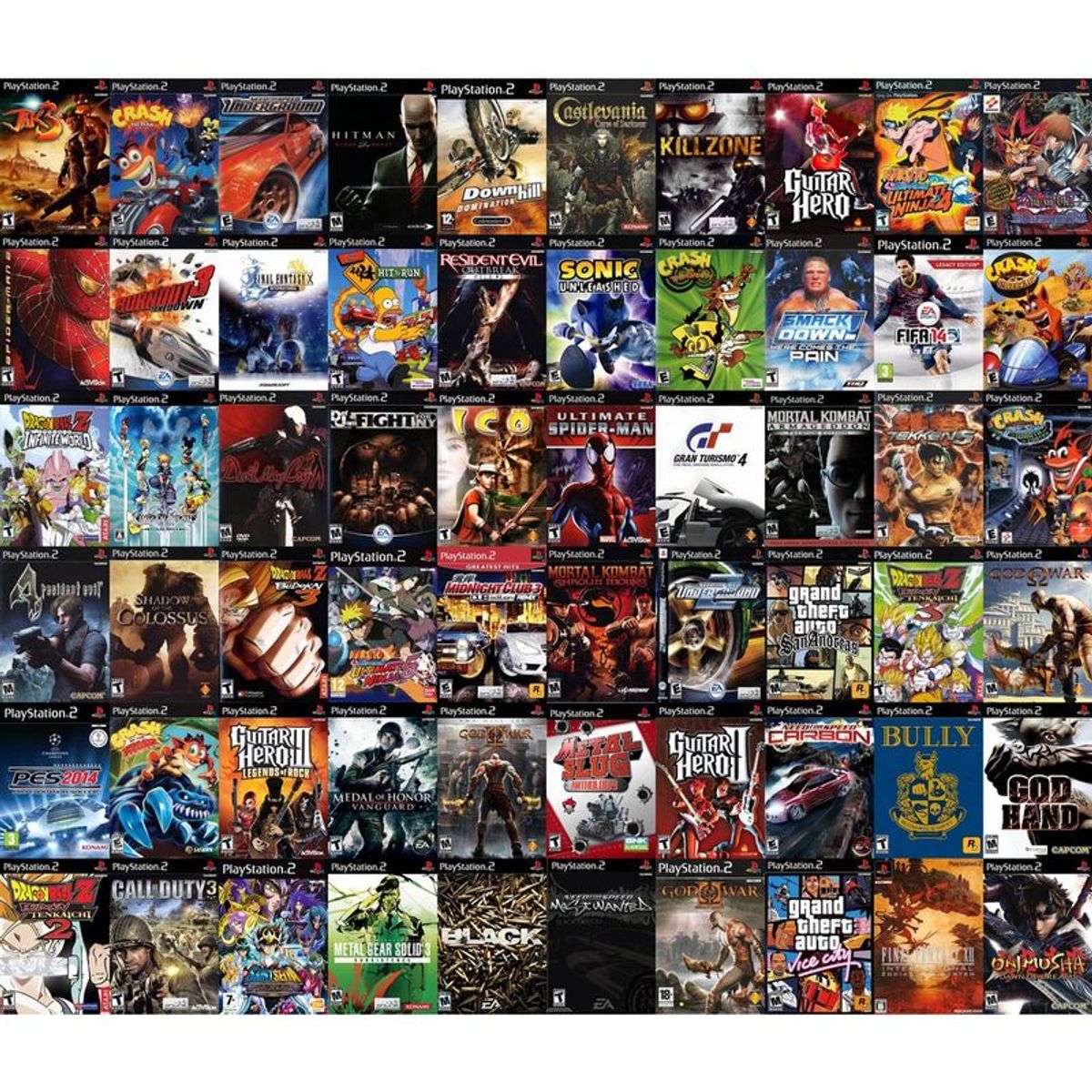 Pack 8 Jogos para PS2 ( Games à sua Escolha)