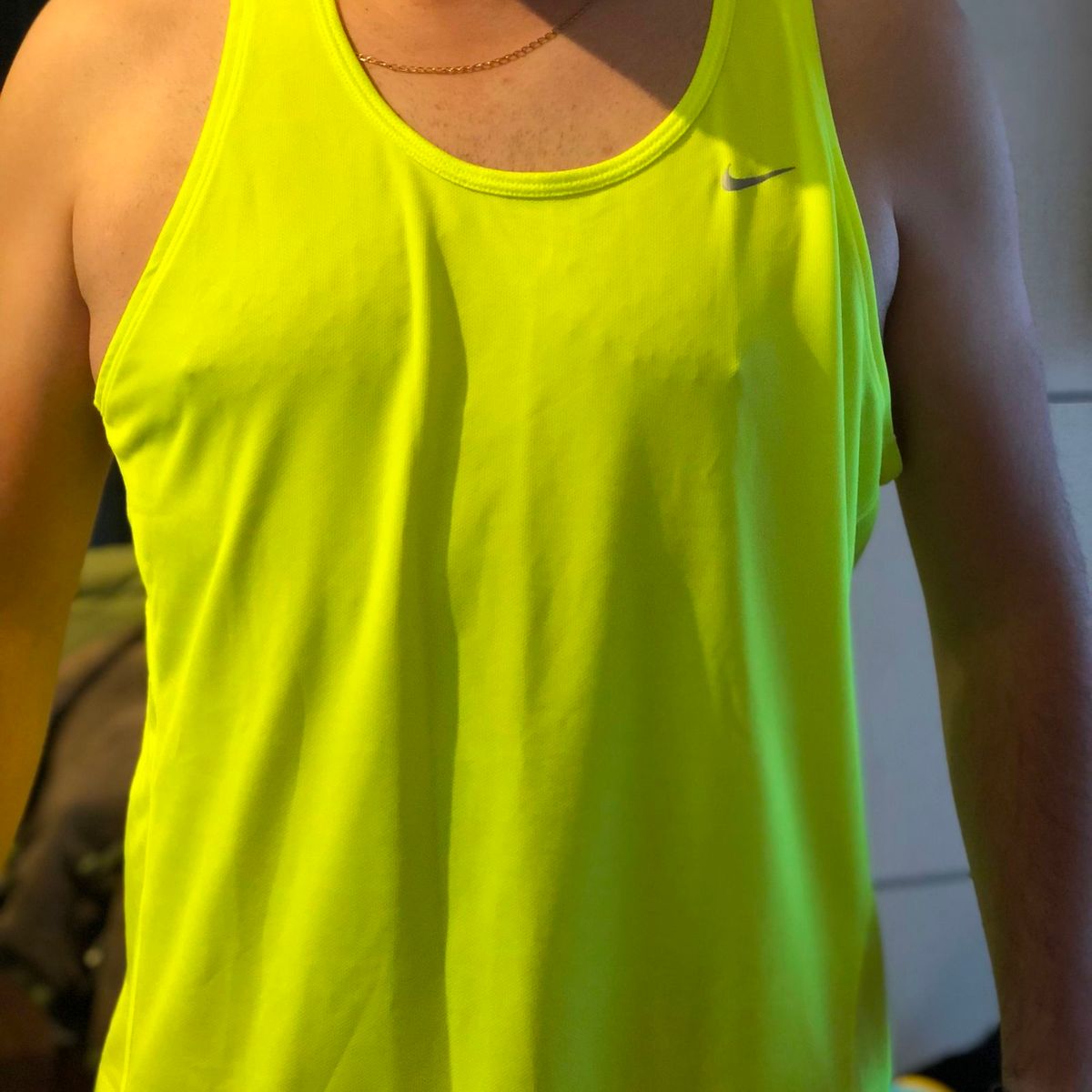 camisa da nike verde fluorescente