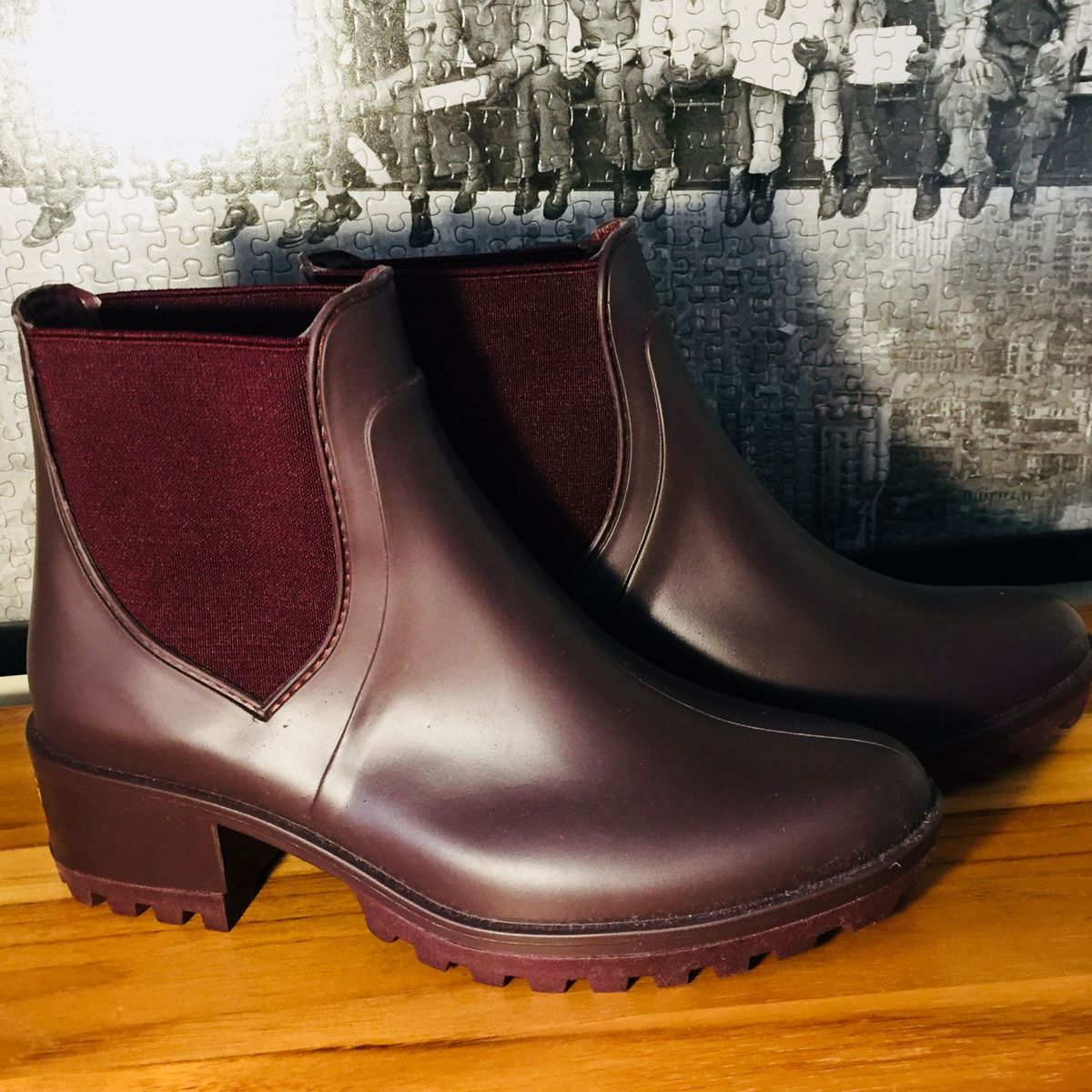 bota tratorada vinho