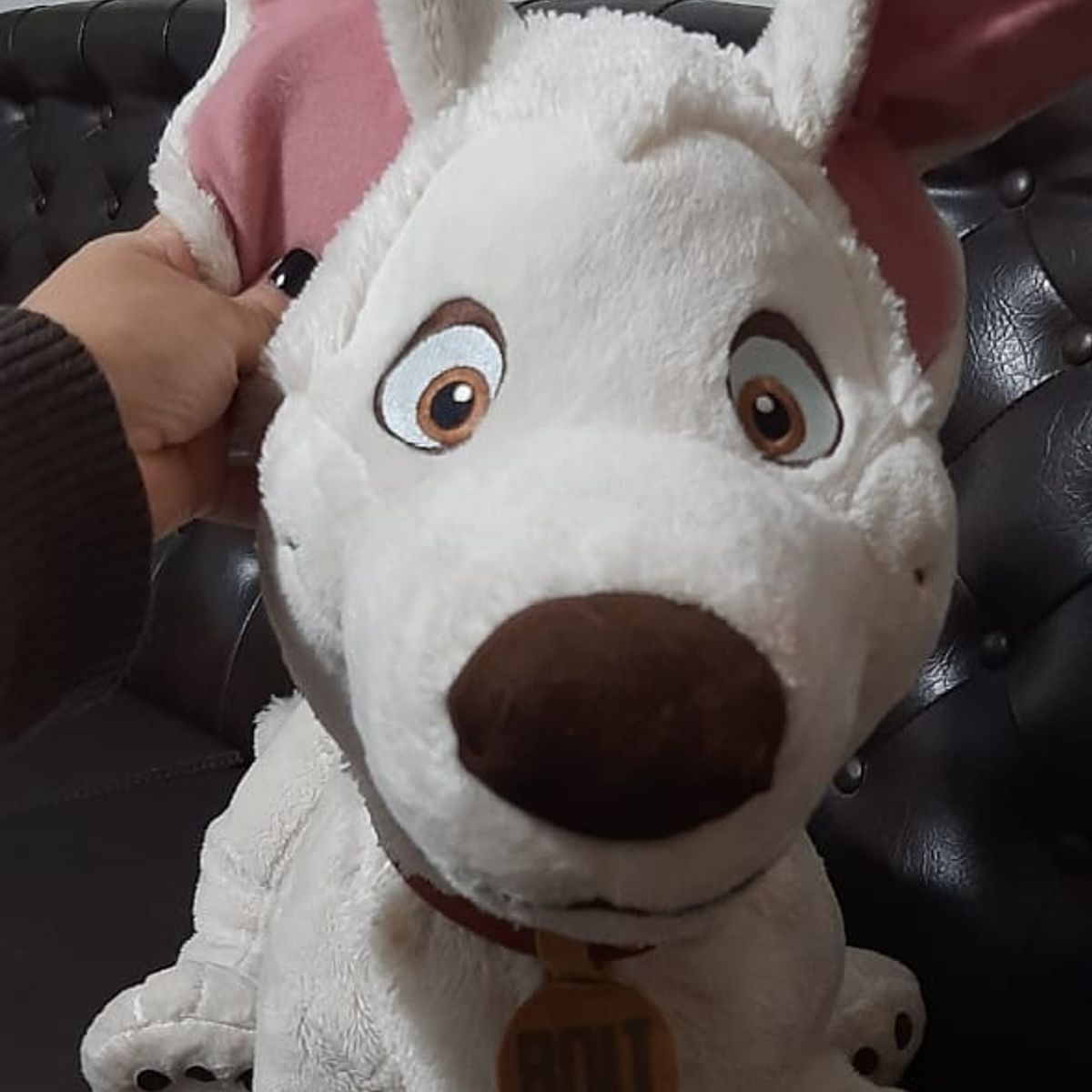 Pelúcia Grande Bolt Supercão Original Disney Long Jump Pelúcia