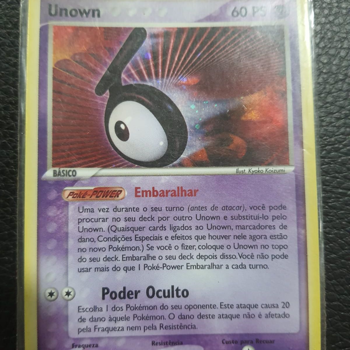 Unown Letra M - Vários Disponíveis - (Leia A Descrição) - Pokemon