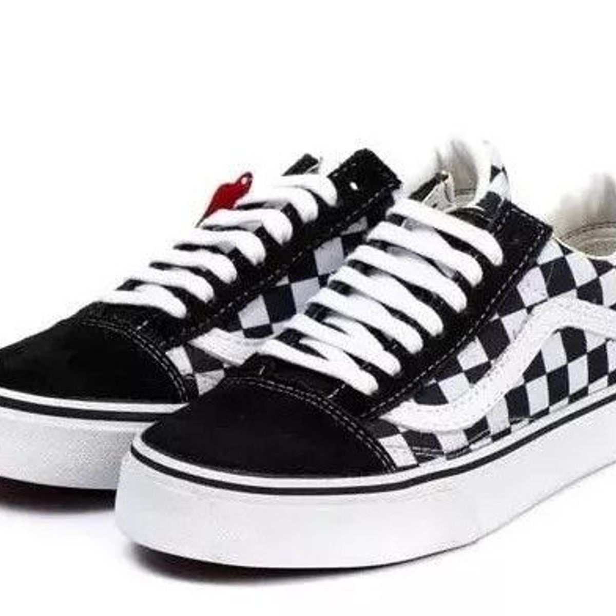 vans quadriculado cano alto